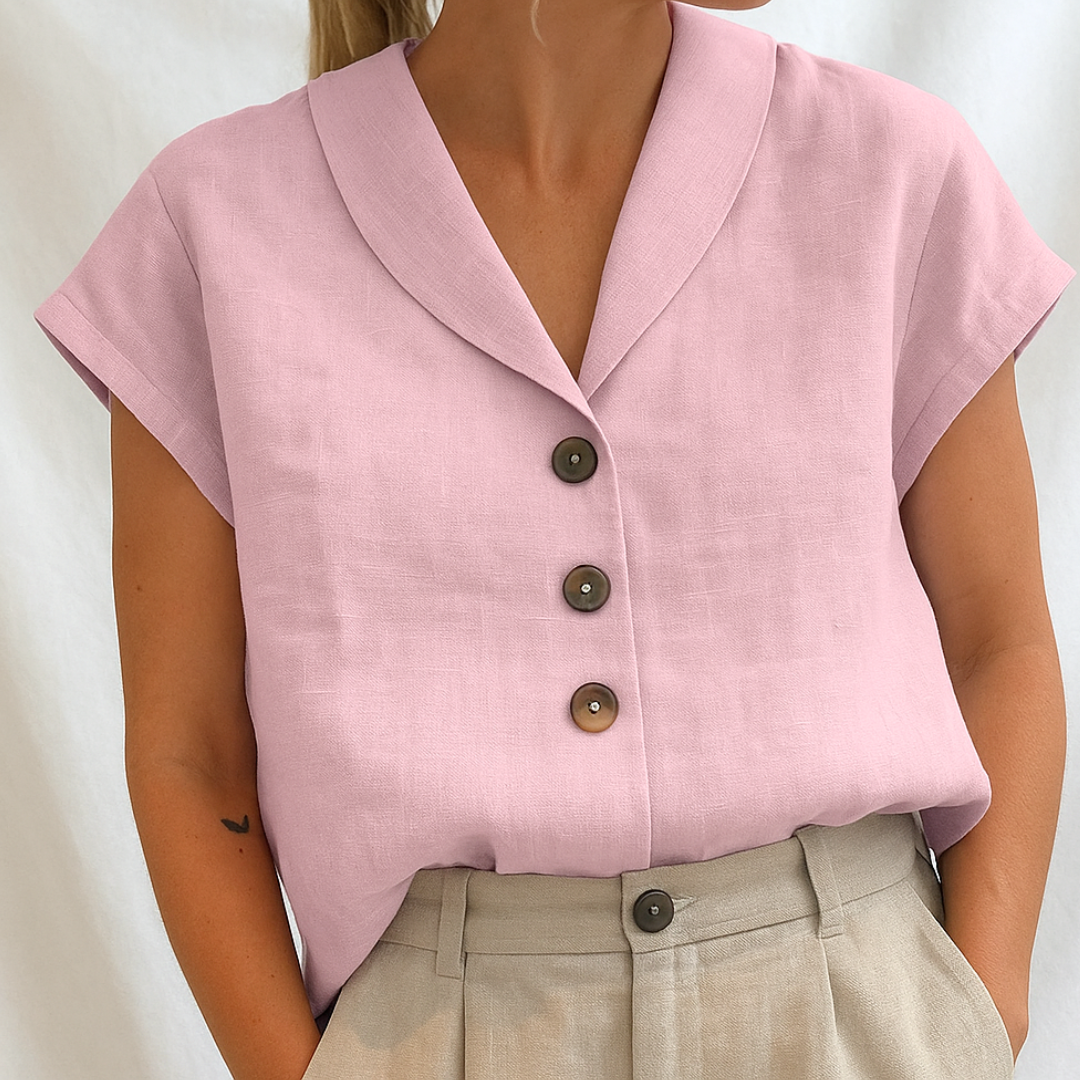 Marie - Elegant Solid Blouse