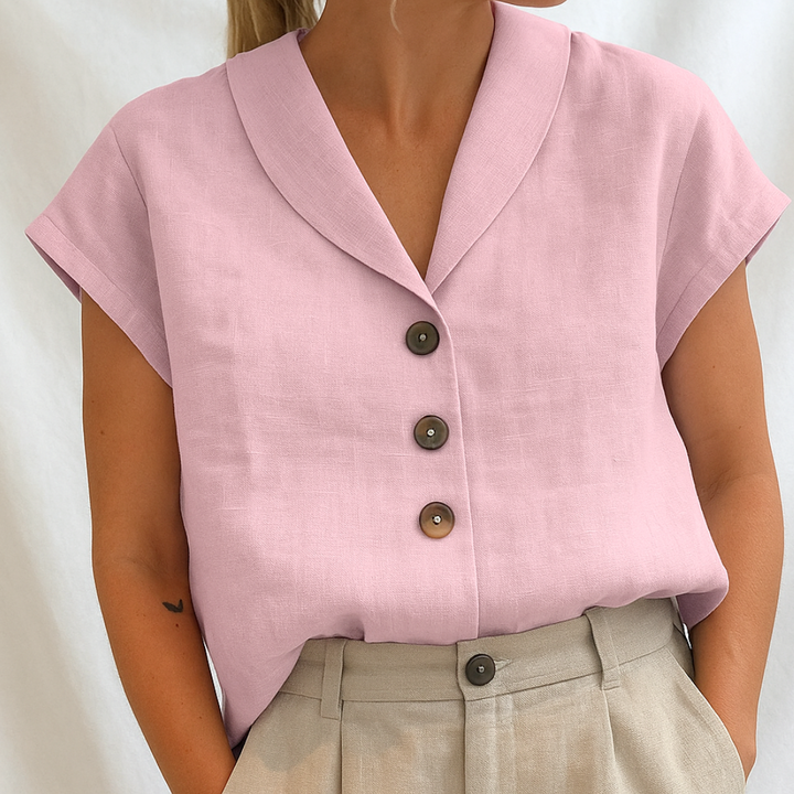 Marie - Elegant Solid Blouse
