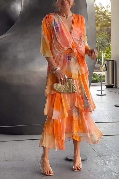 Celeste – Flowy Elegance Maxi Dress